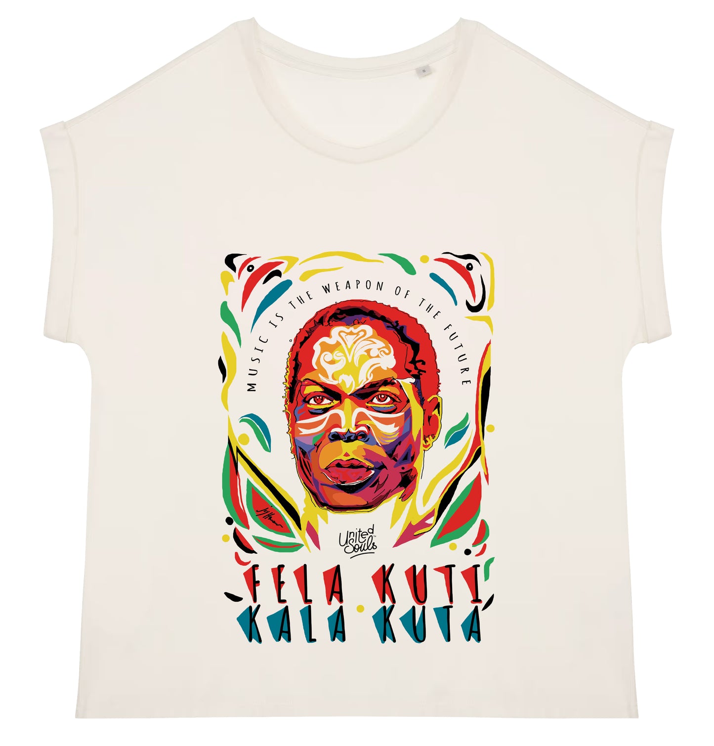 Fela Kuti I Damen T-Shirt mit Manschettenärmeln