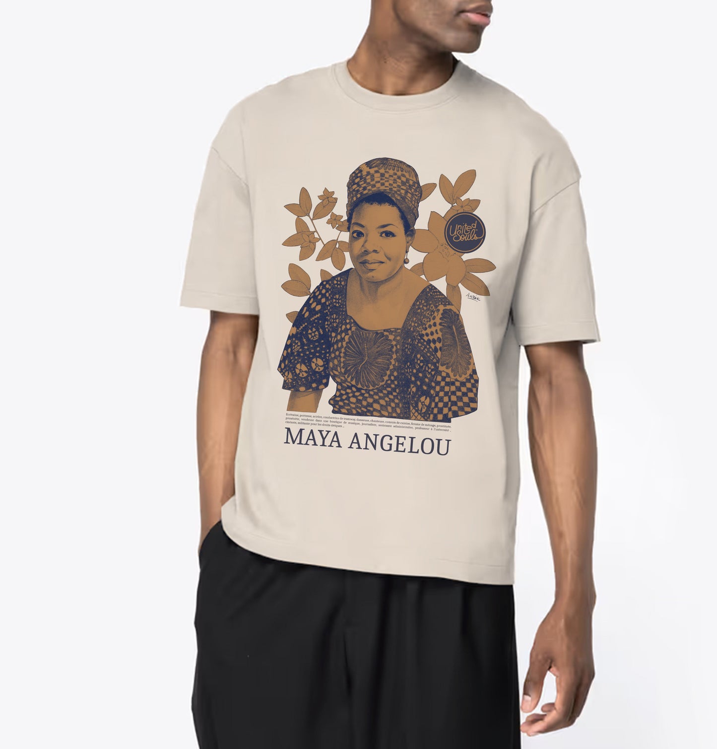 Maya Angelou Color I Le T-shirt oversize Homme