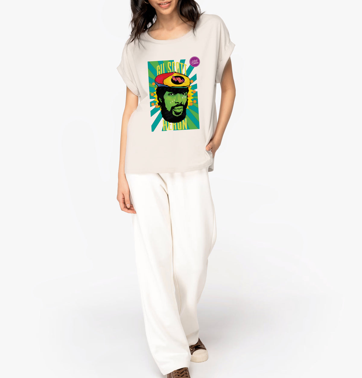 Gil Scott Heron I Damen T-Shirt mit Manschettenärmeln