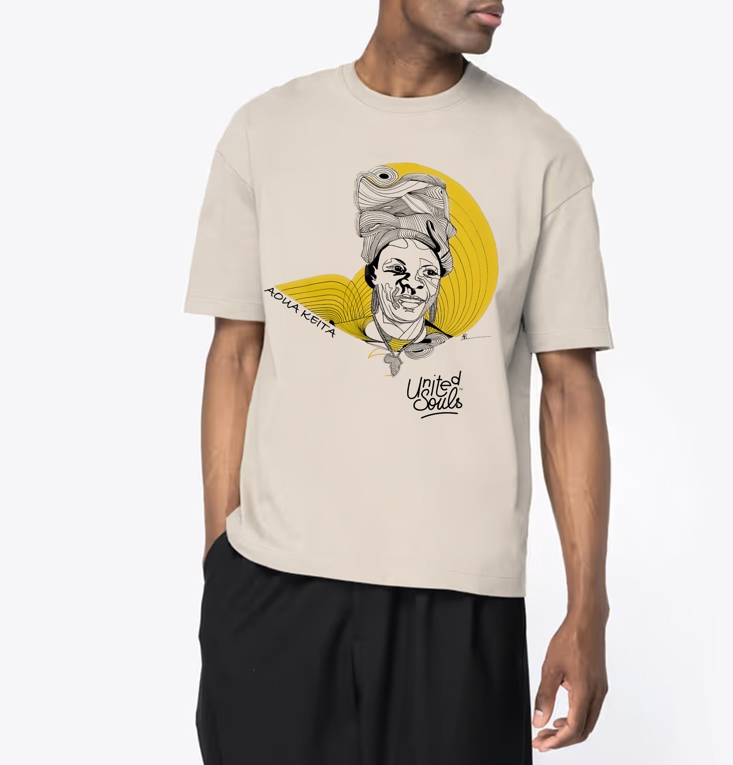 Aoua Keïta I Men's Oversized T-shirt