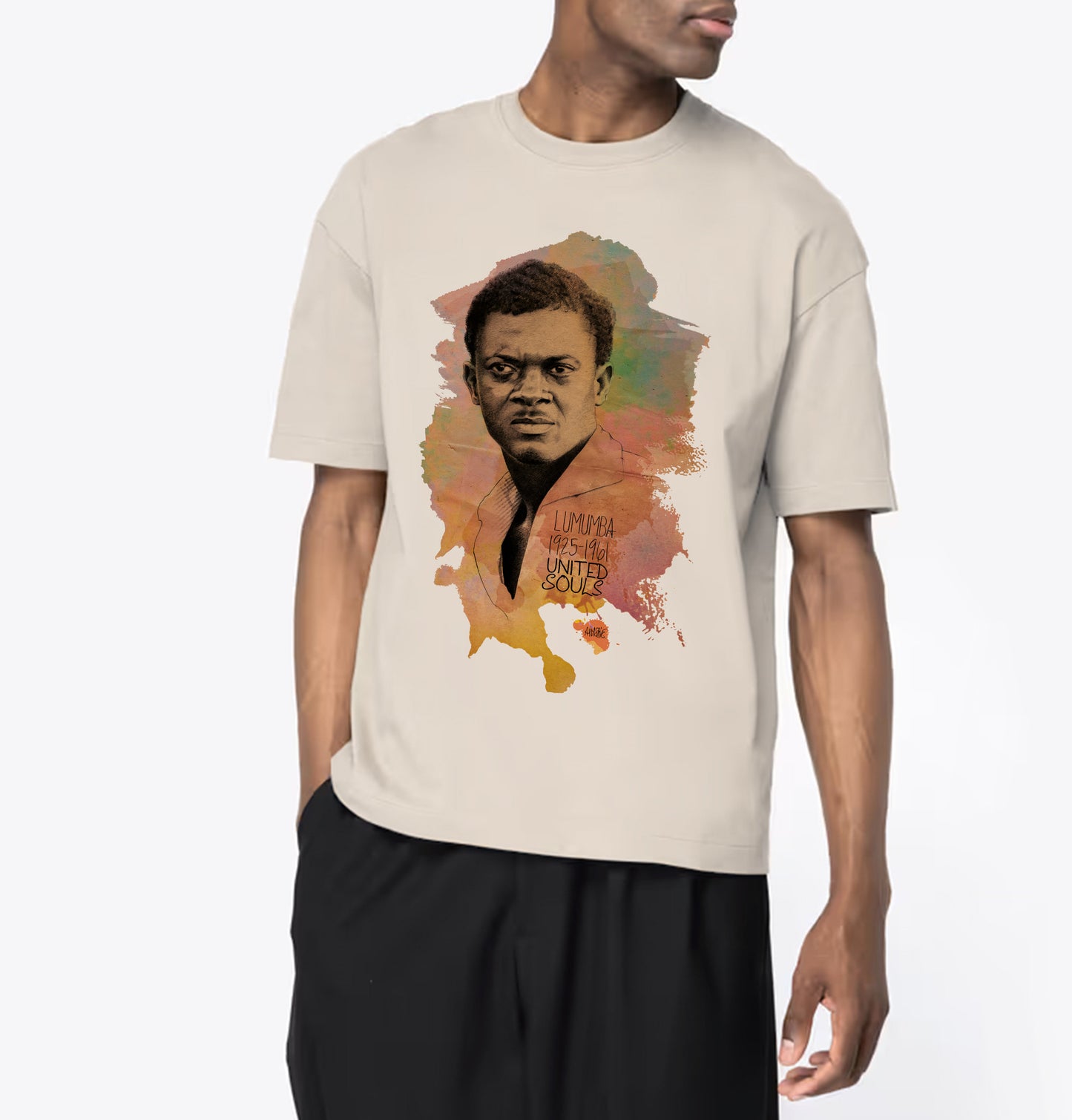 Lumumba Color I Le T-shirt oversize Homme