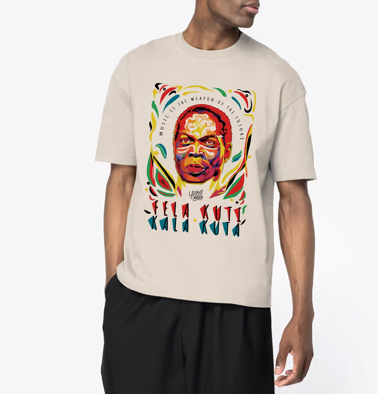 Fela Kuti I Le T-shirt oversize Homme
