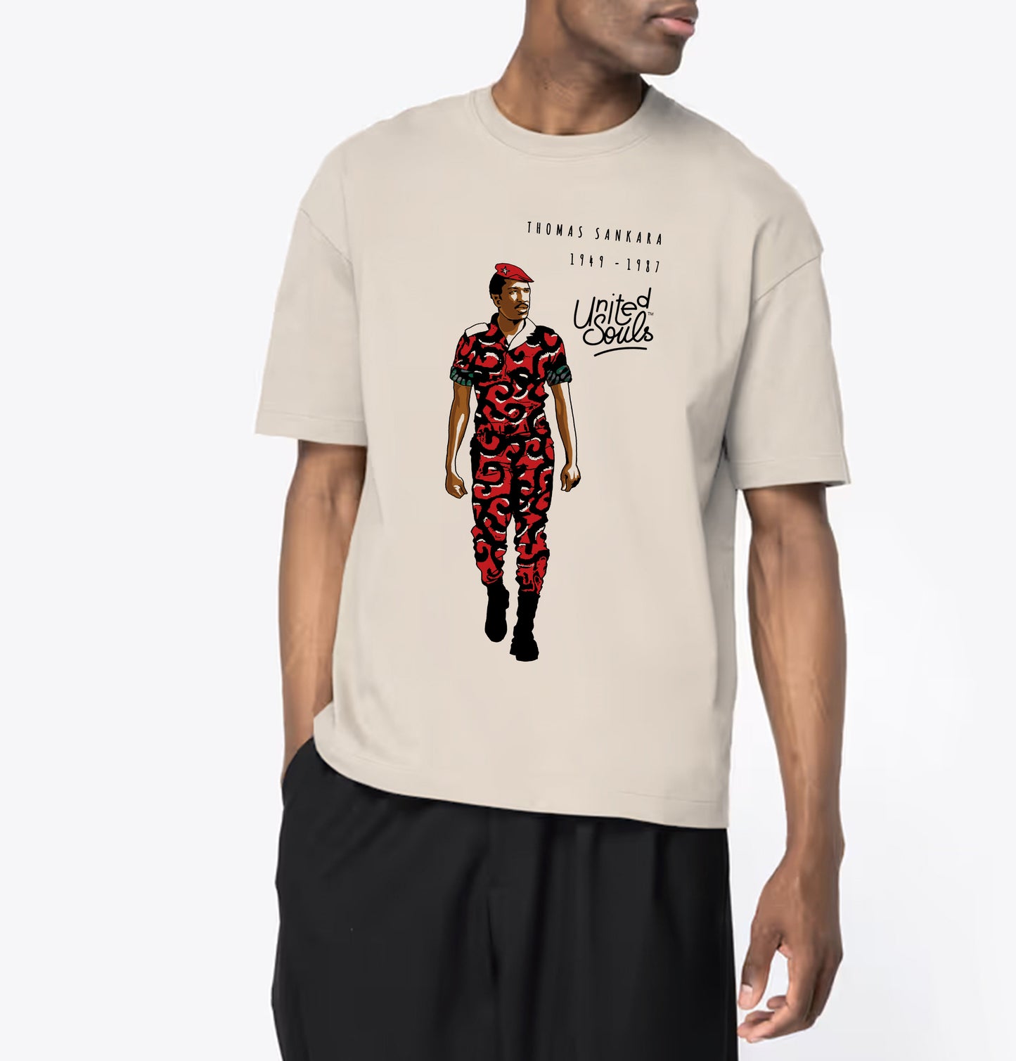 Thomas Sankara I The oversized T-shirt Men