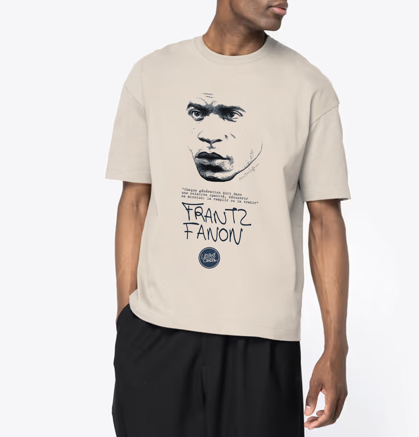 Frantz Fanon I Men's Oversized T-shirt 