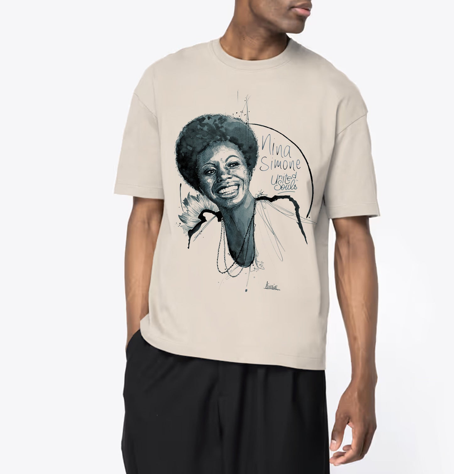 Nina Simone I Le T-shirt oversize Homme