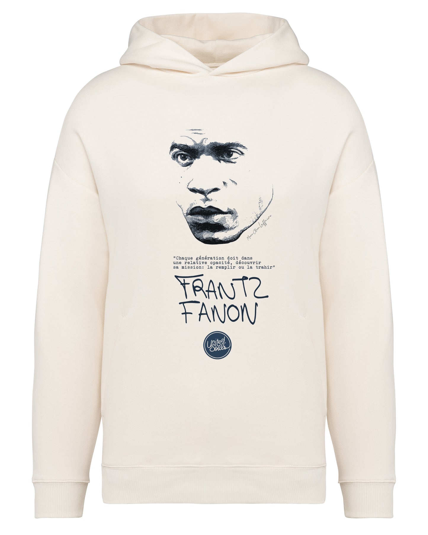 Frantz Fanon I Der Unisex-Oversize-Hoodie