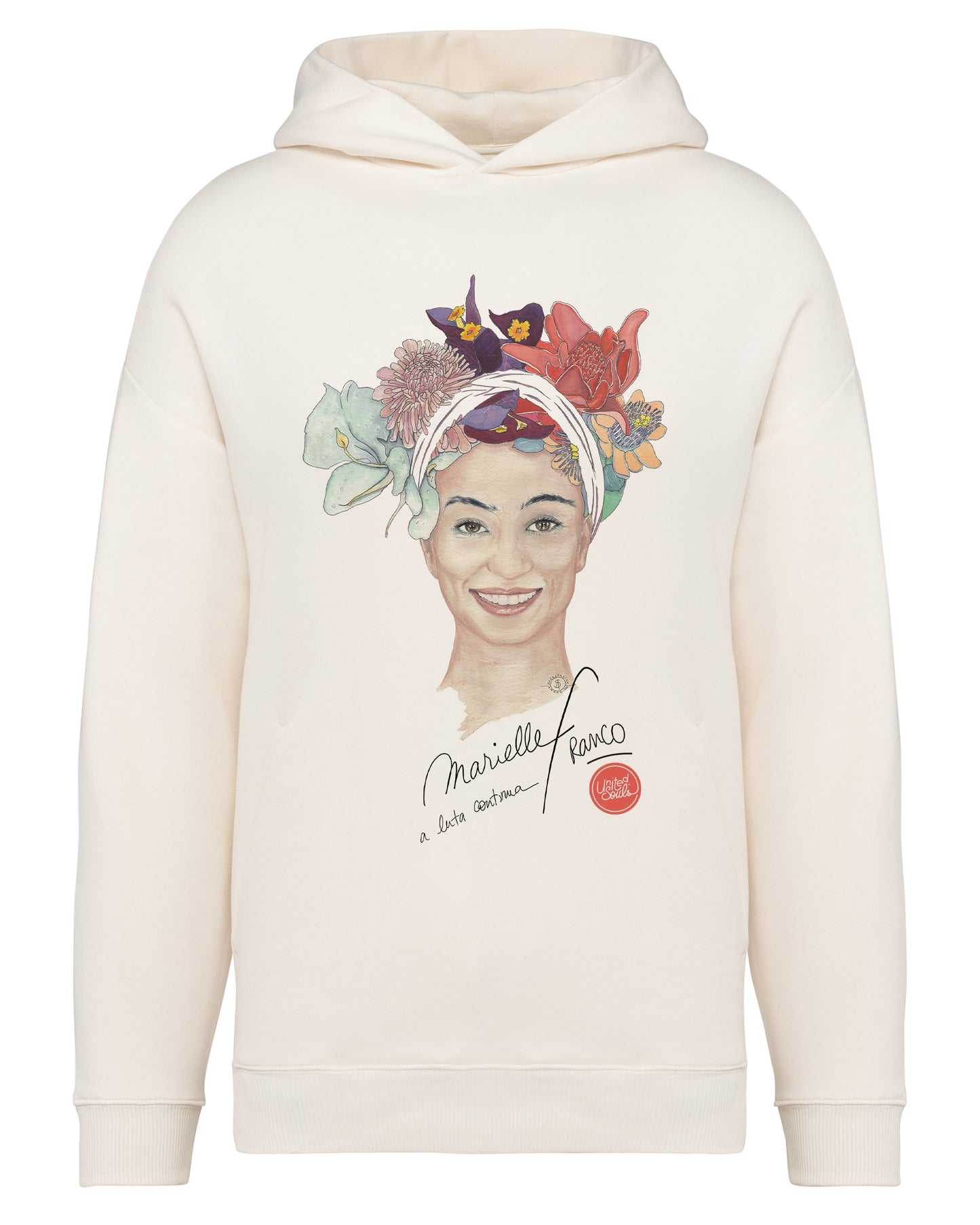 Marielle Franco I Der Unisex-Kapuzenpullover in Übergröße