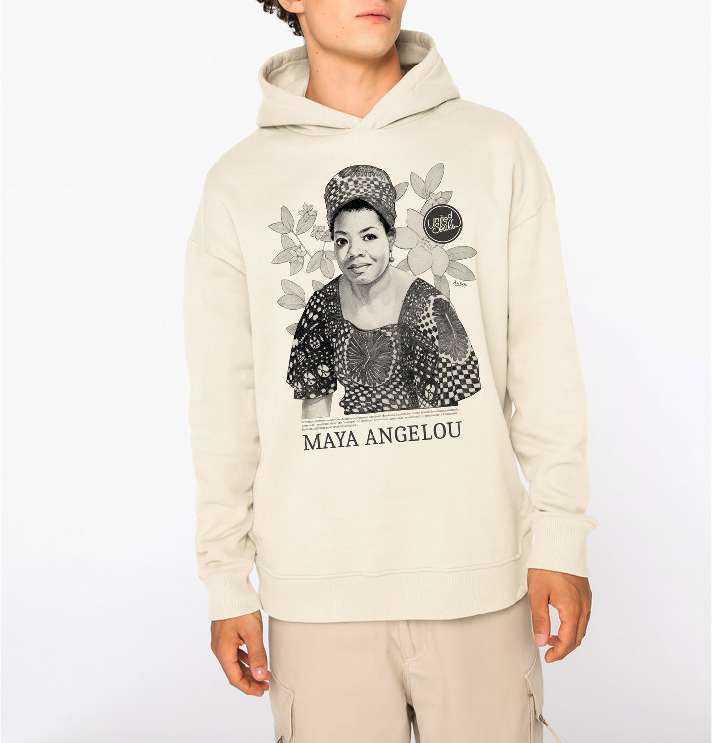 Maya Angelou Classic I Der Unisex Oversized Hoodie