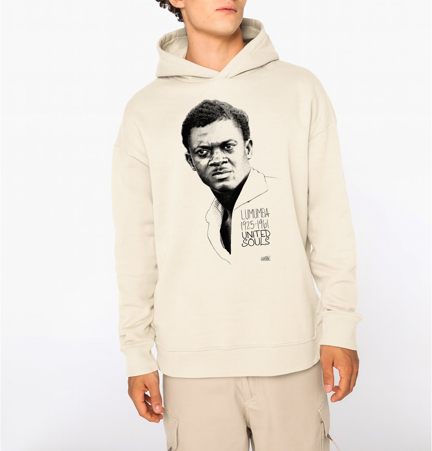 Lumumba Classic I The unisex oversized hoodie