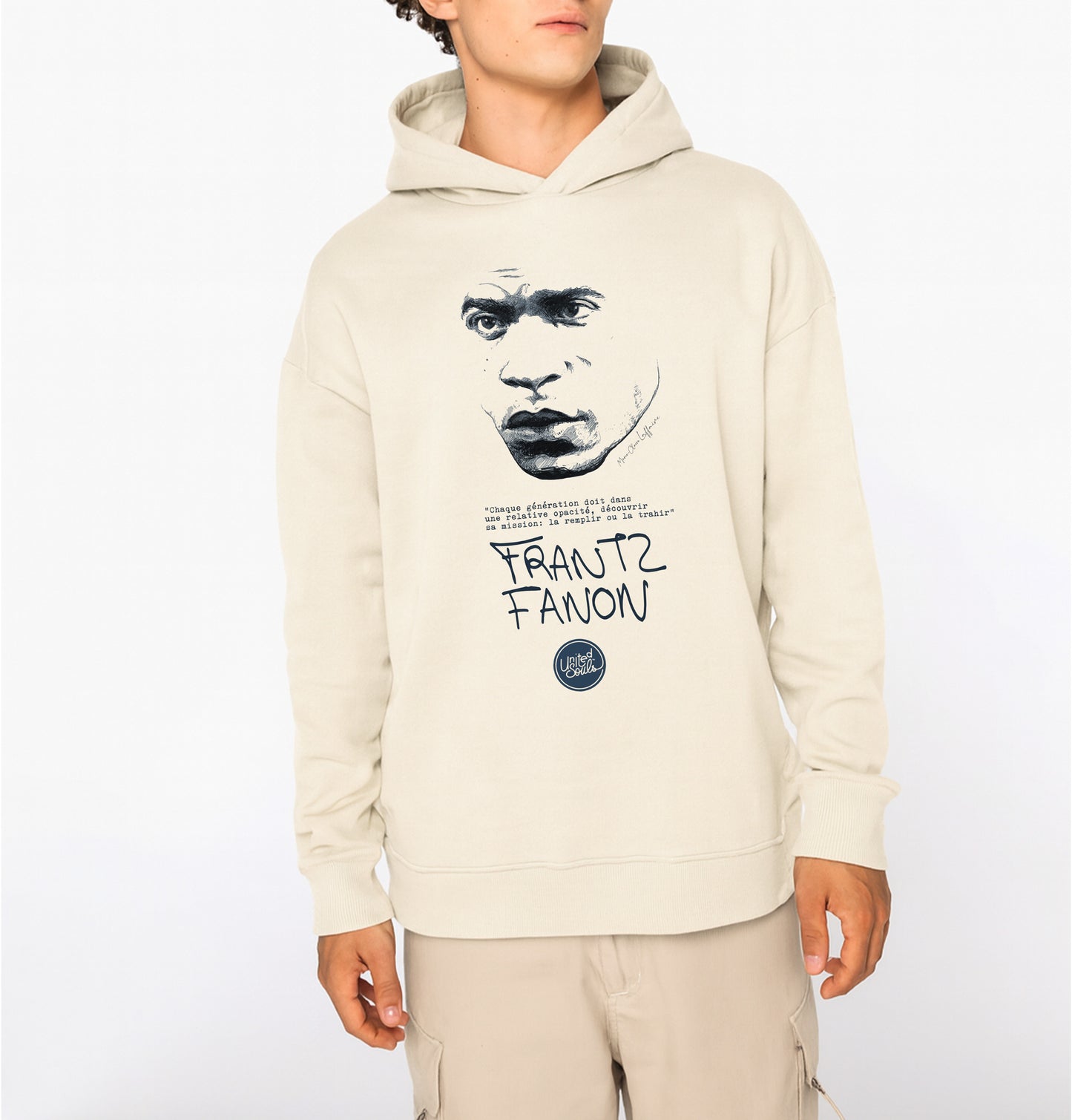 Frantz Fanon I Der Unisex-Oversize-Hoodie