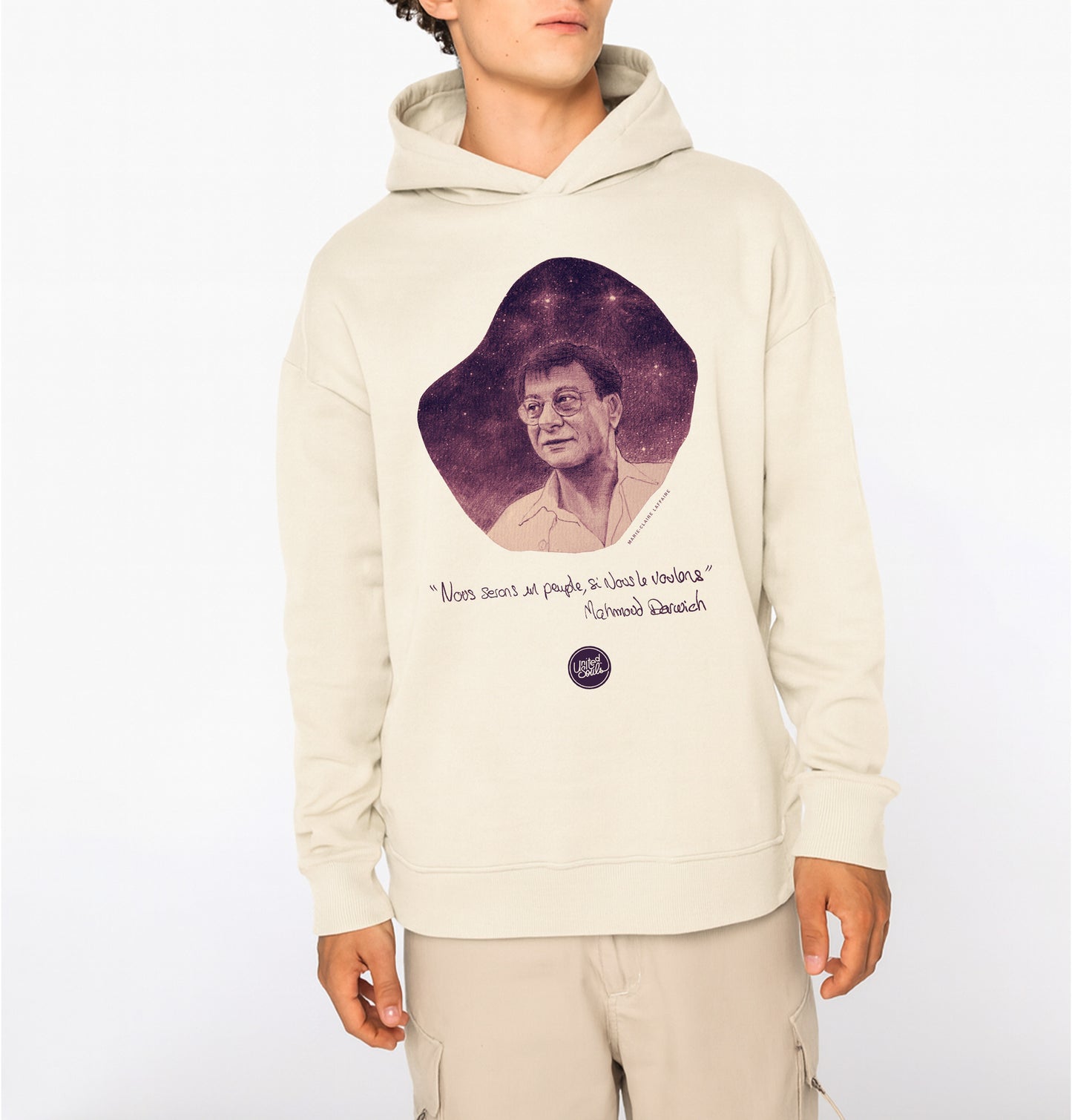 Mahmoud Darwish I Der Unisex Oversized Hoodie