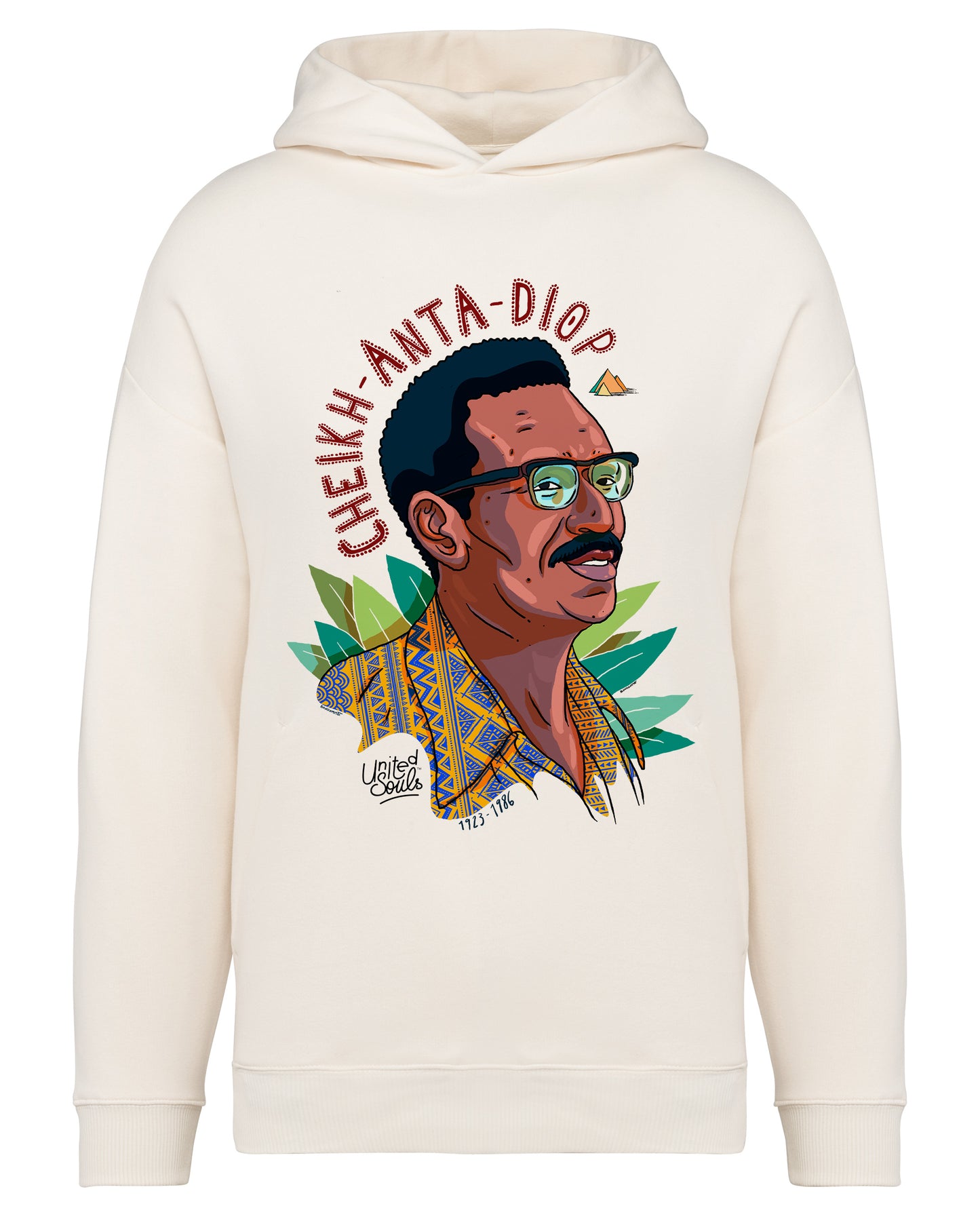 Cheikh Anta Diop I Der Unisex-Kapuzenpullover in Übergröße