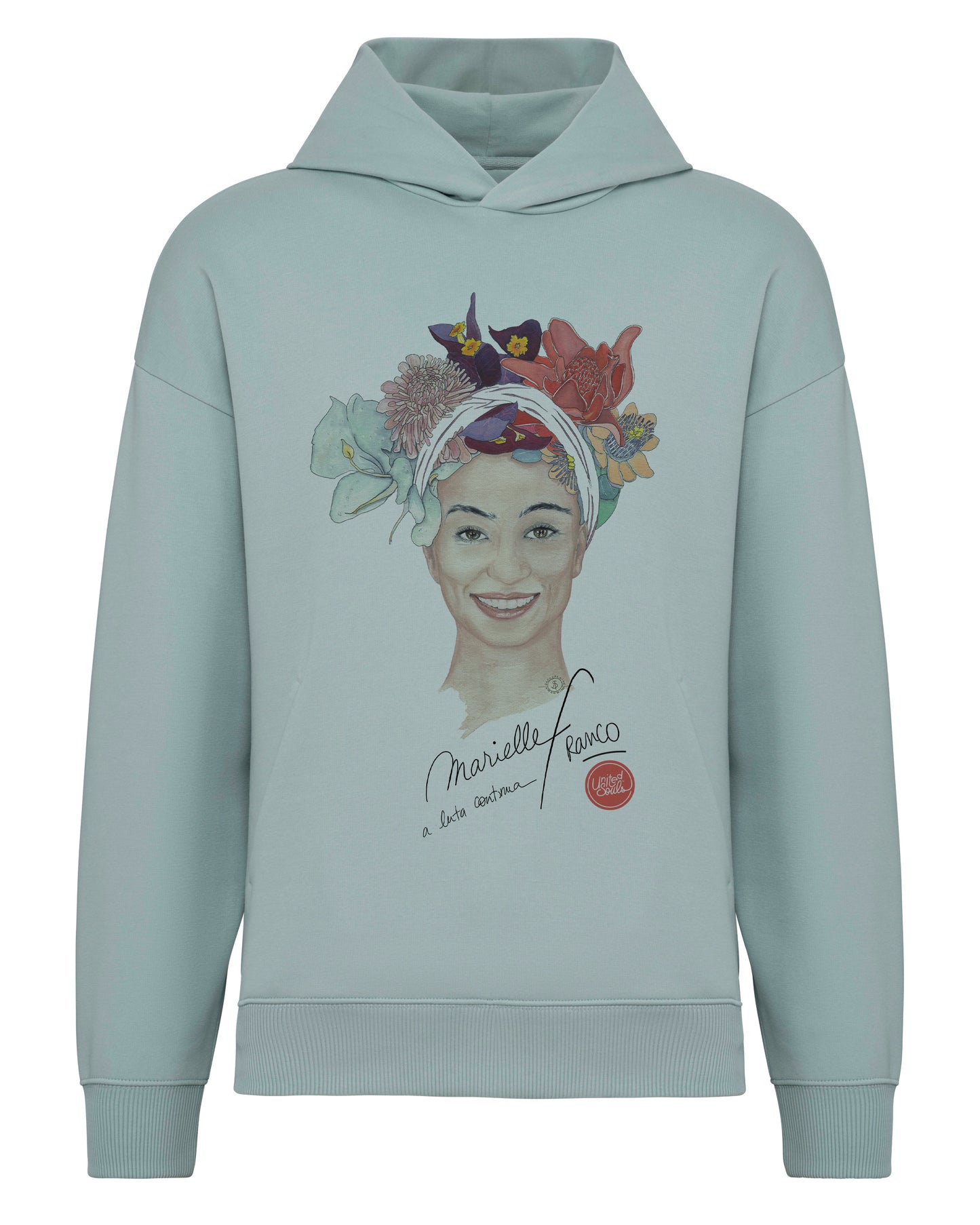 Marielle Franco I Der Unisex-Kapuzenpullover in Übergröße