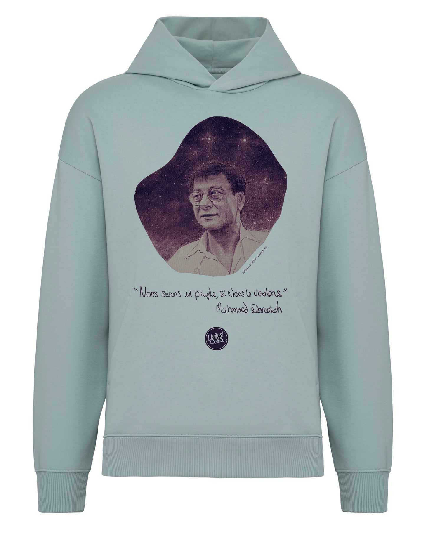 Mahmoud Darwish I Der Unisex Oversized Hoodie