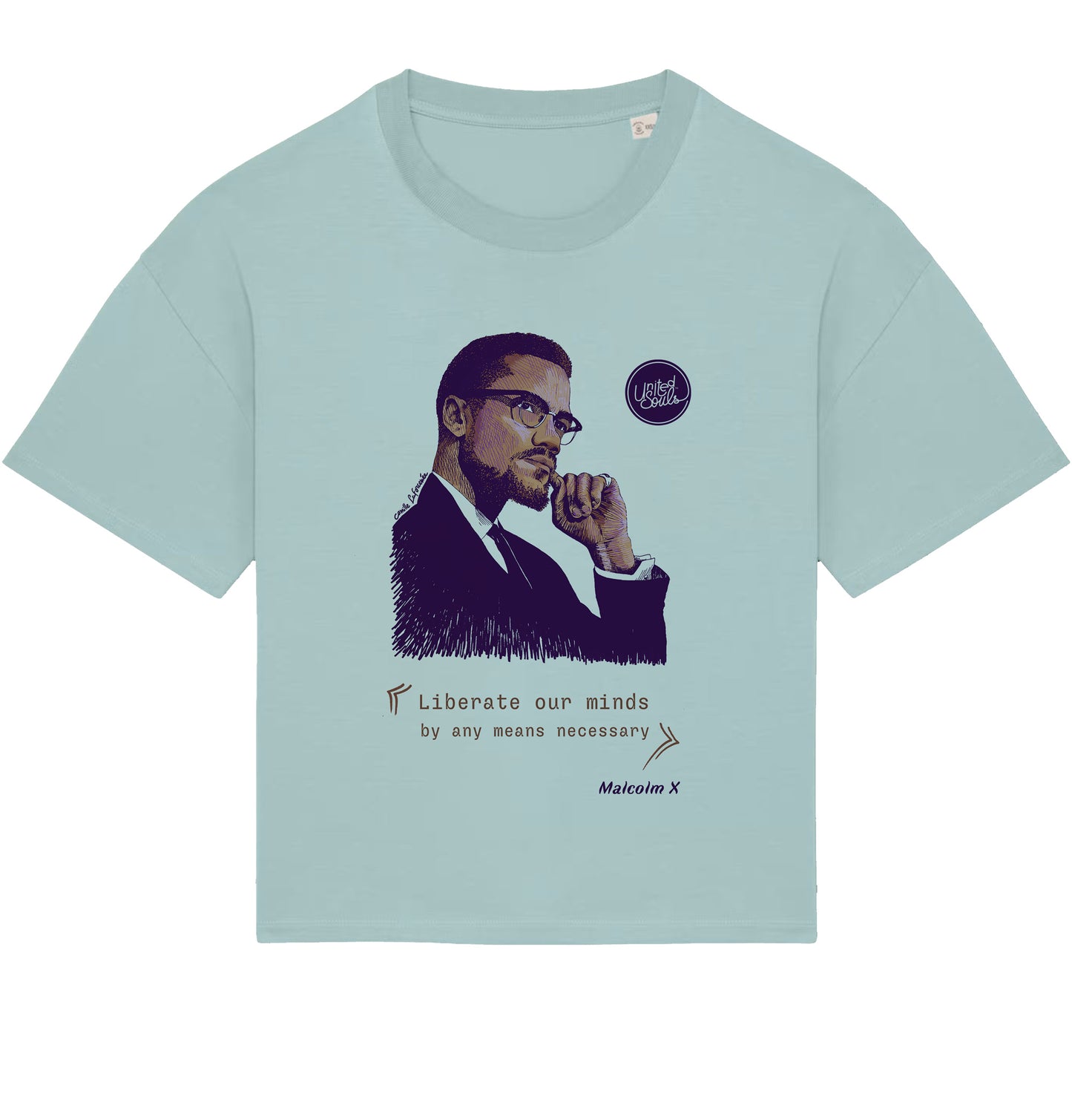 Malcolm X I Le T-shirt oversize Femme