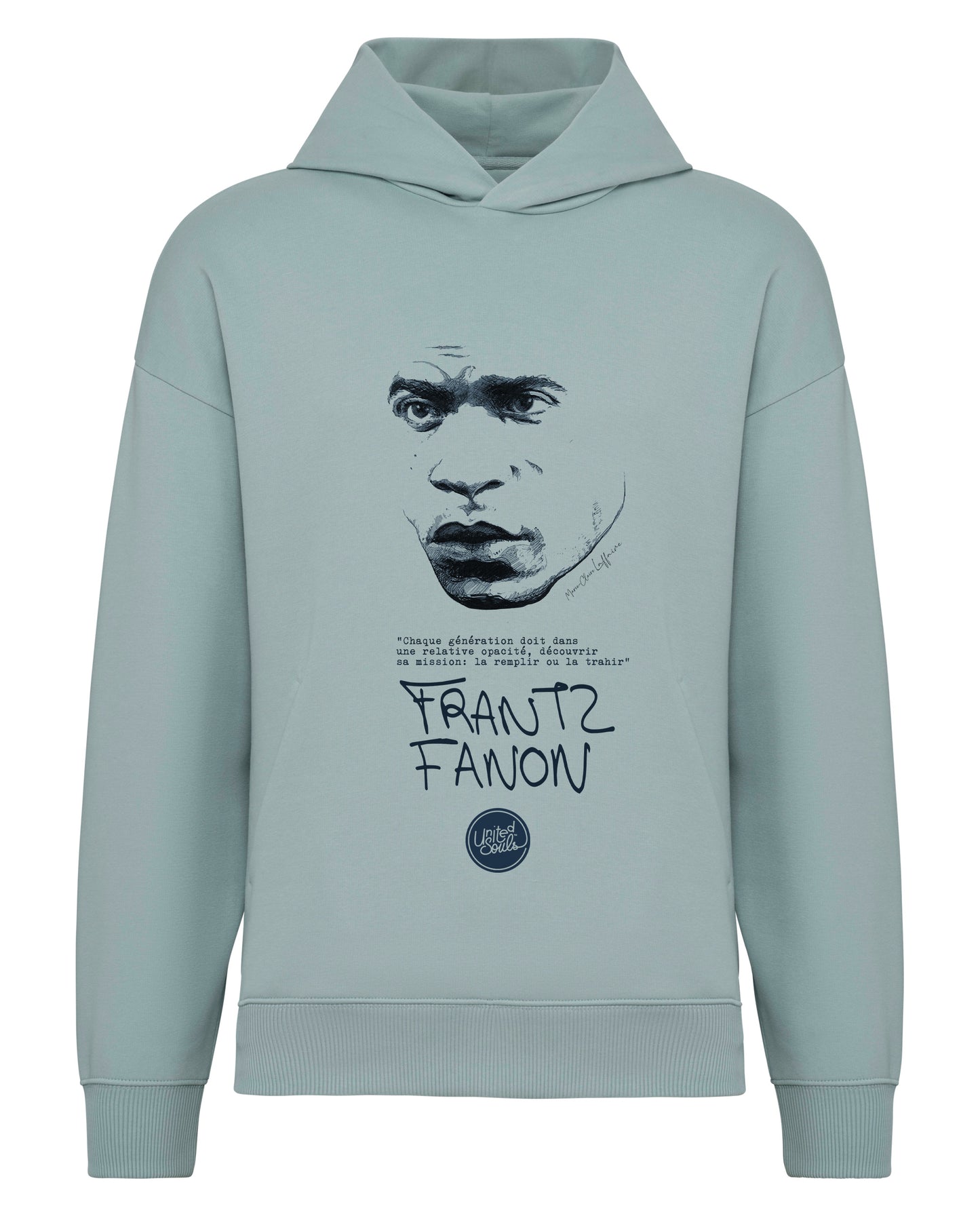 Frantz Fanon I Der Unisex-Oversize-Hoodie