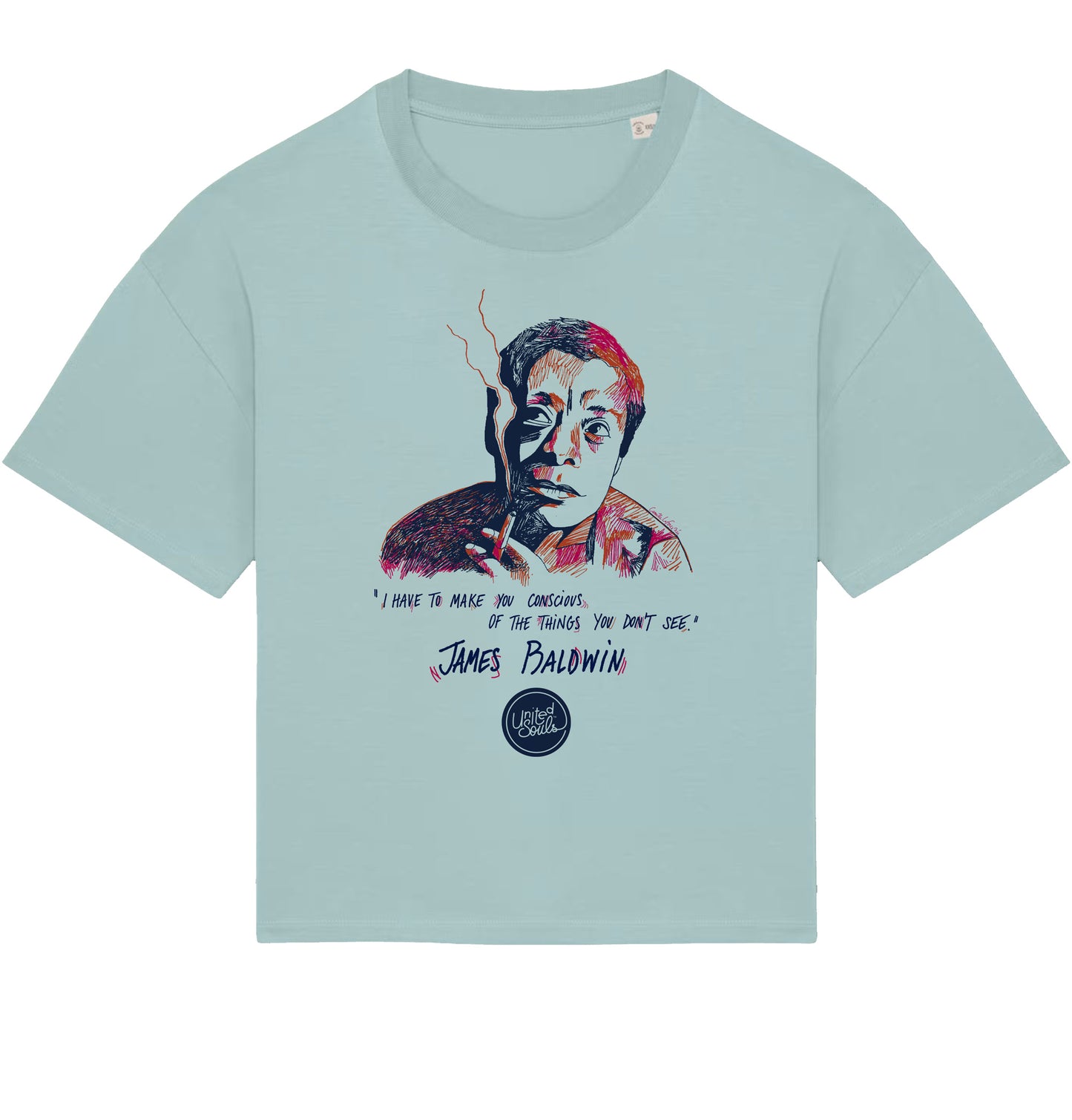 James Baldwin I Le T-shirt oversize Femme
