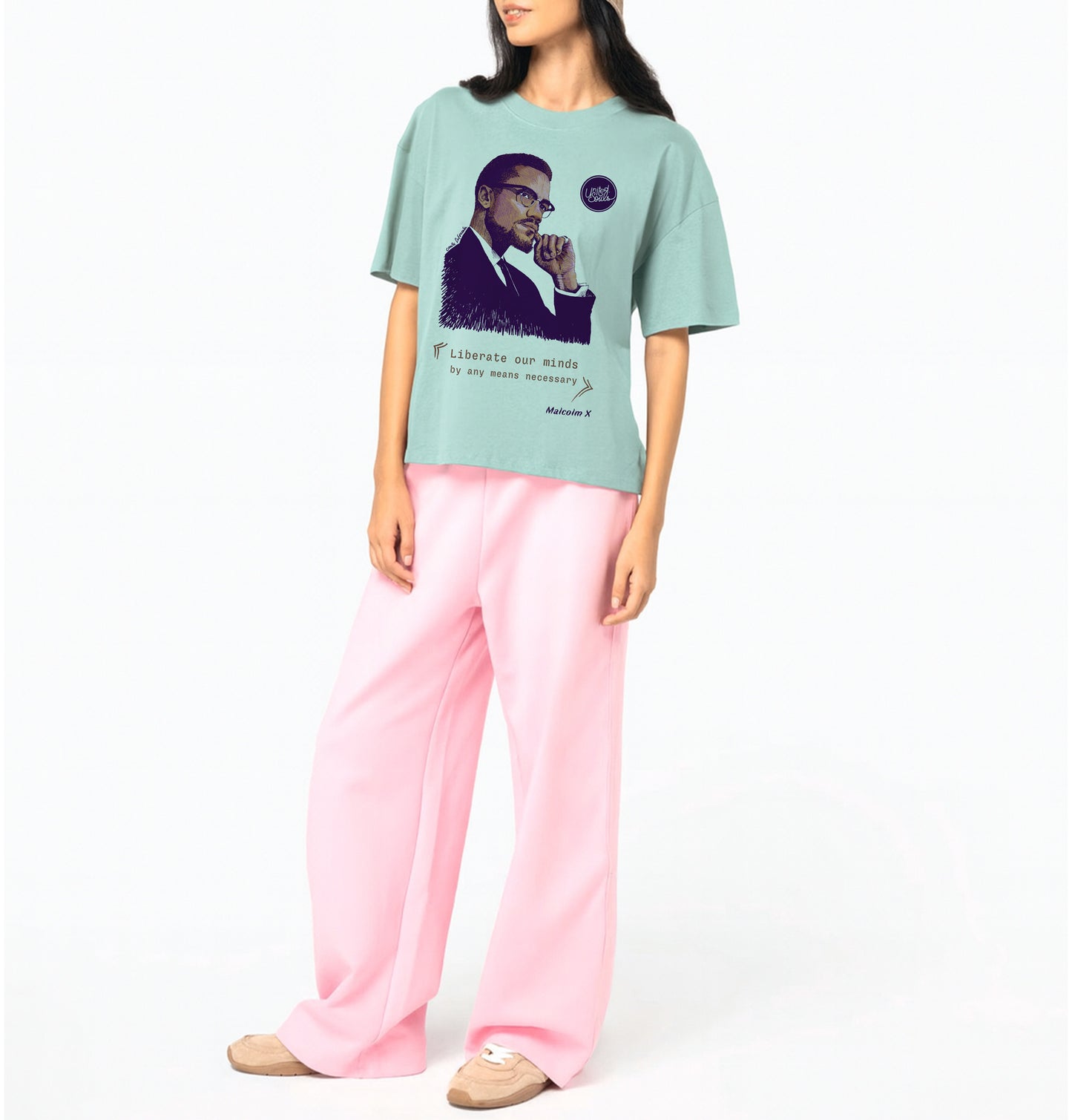 Malcolm X I Le T-shirt oversize Femme