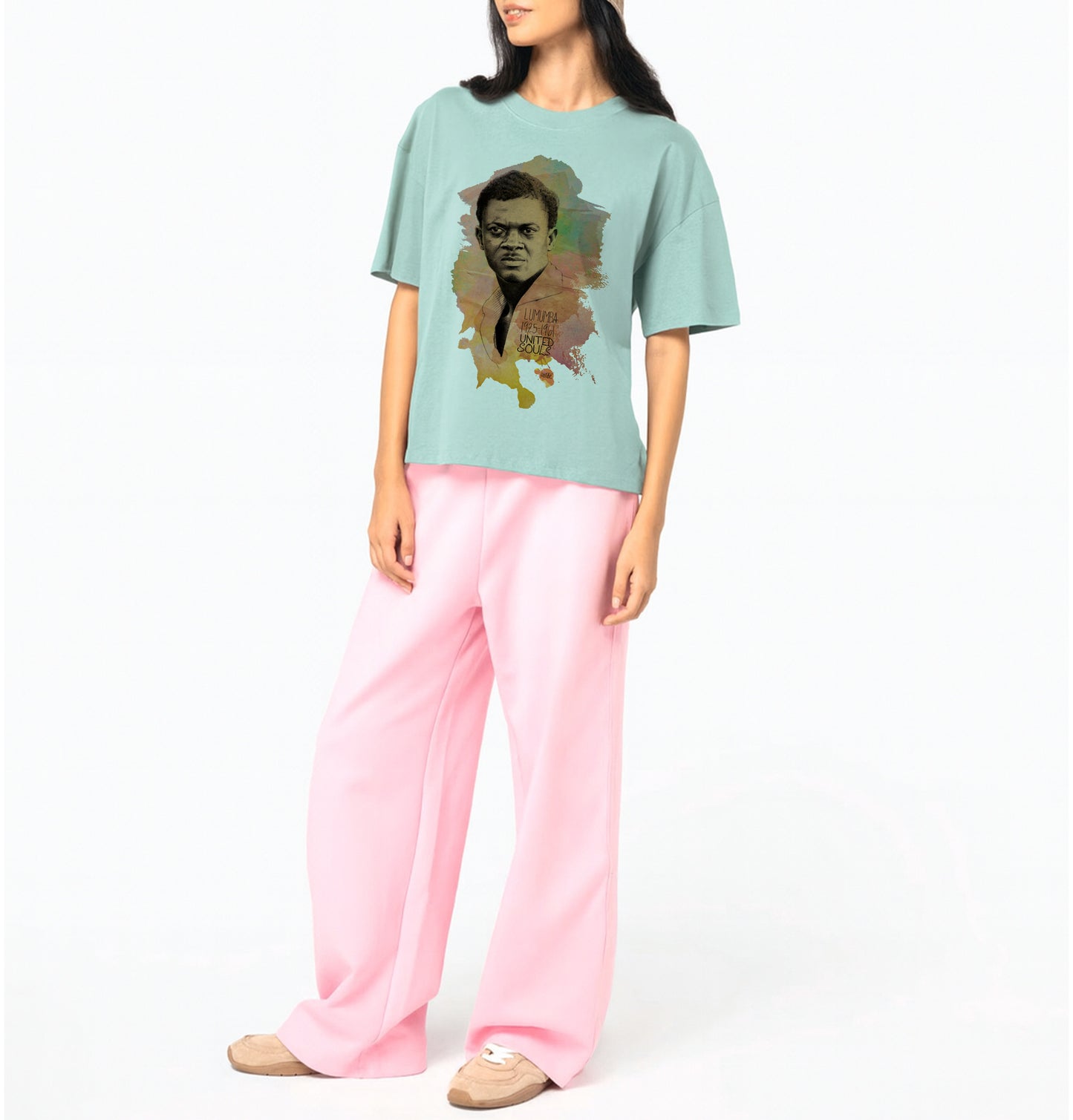 Lumumba Color I Women's oversized T-shirt