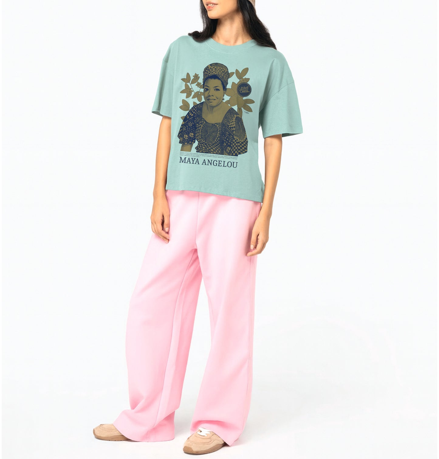 Maya Angelou Color I Le T-shirt oversize Femme