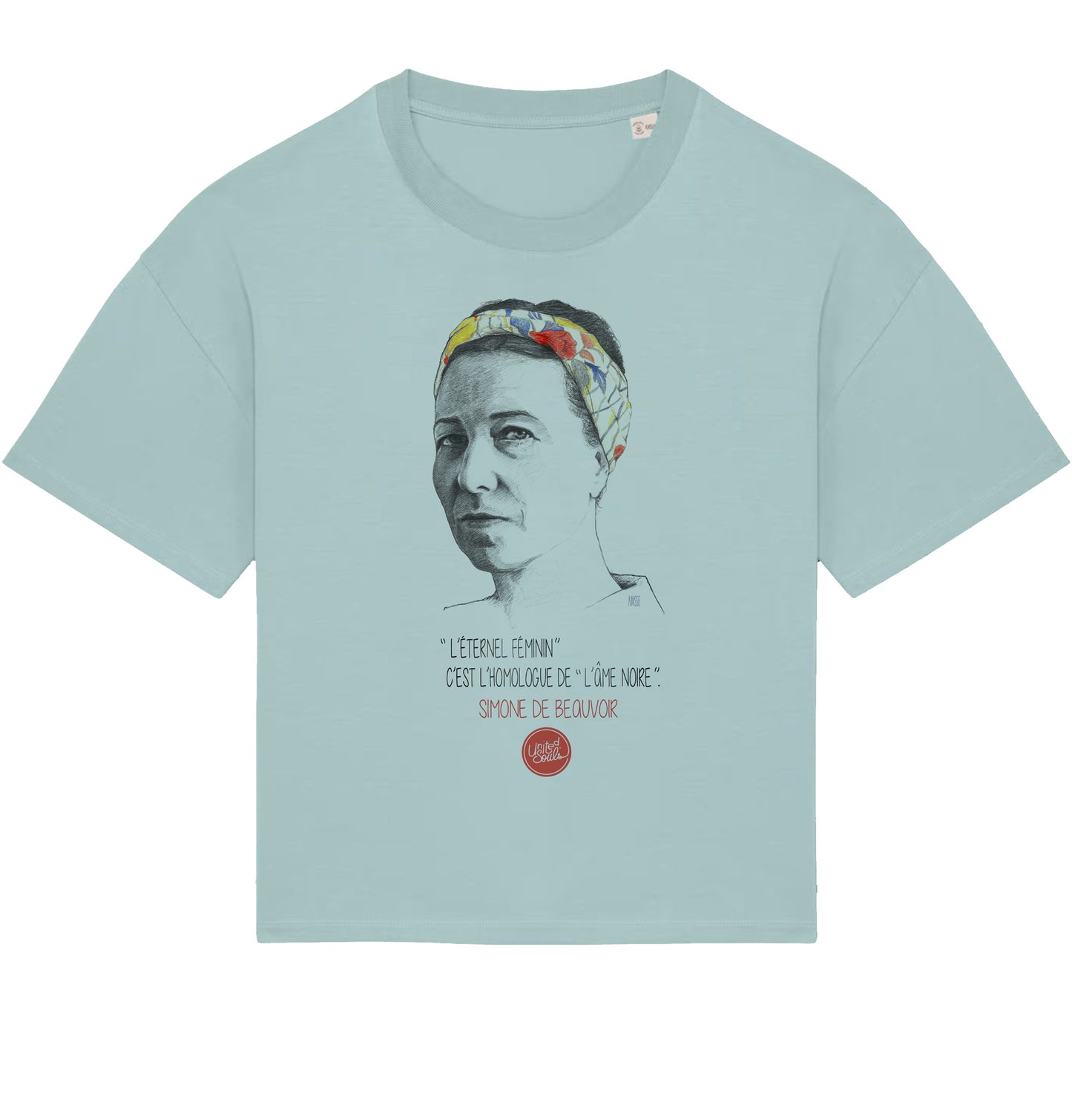 Simone de Beauvoir I Le T-shirt oversize Femme