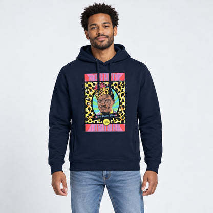 Lumumba Pop Art | Umweltfreundlicher Unisex-Kapuzenpullover