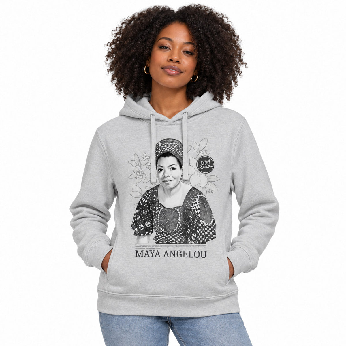 Maya Angelou Natur | Ökologischer Unisex-Kapuzenpullover