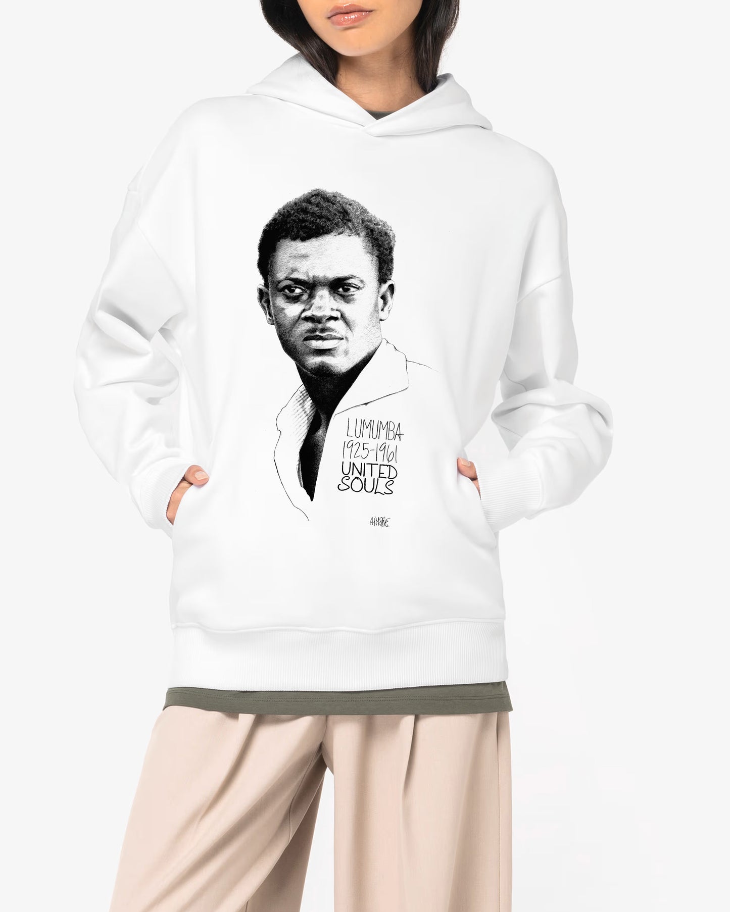 Lumumba Classic I The unisex oversized hoodie
