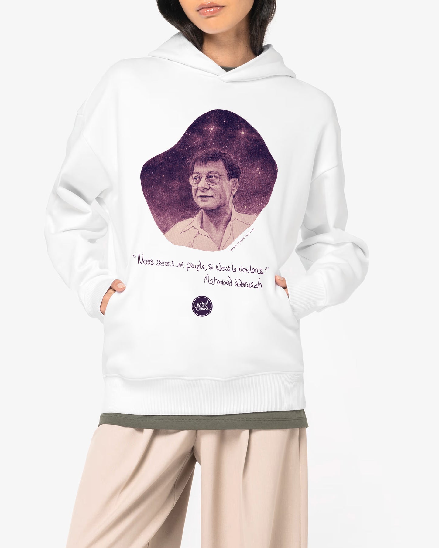 Mahmoud Darwish I Der Unisex Oversized Hoodie