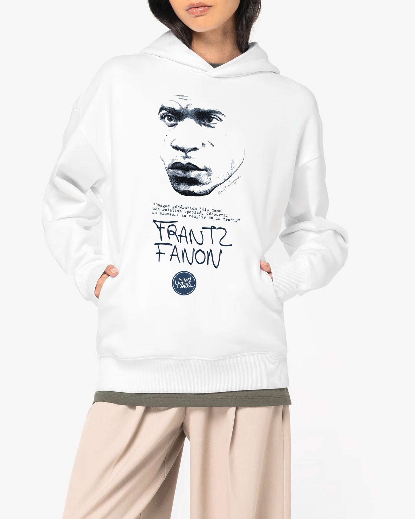 Frantz Fanon I Der Unisex-Oversize-Hoodie