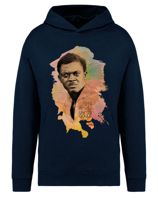 Lumumba Color I The unisex oversized hoodie