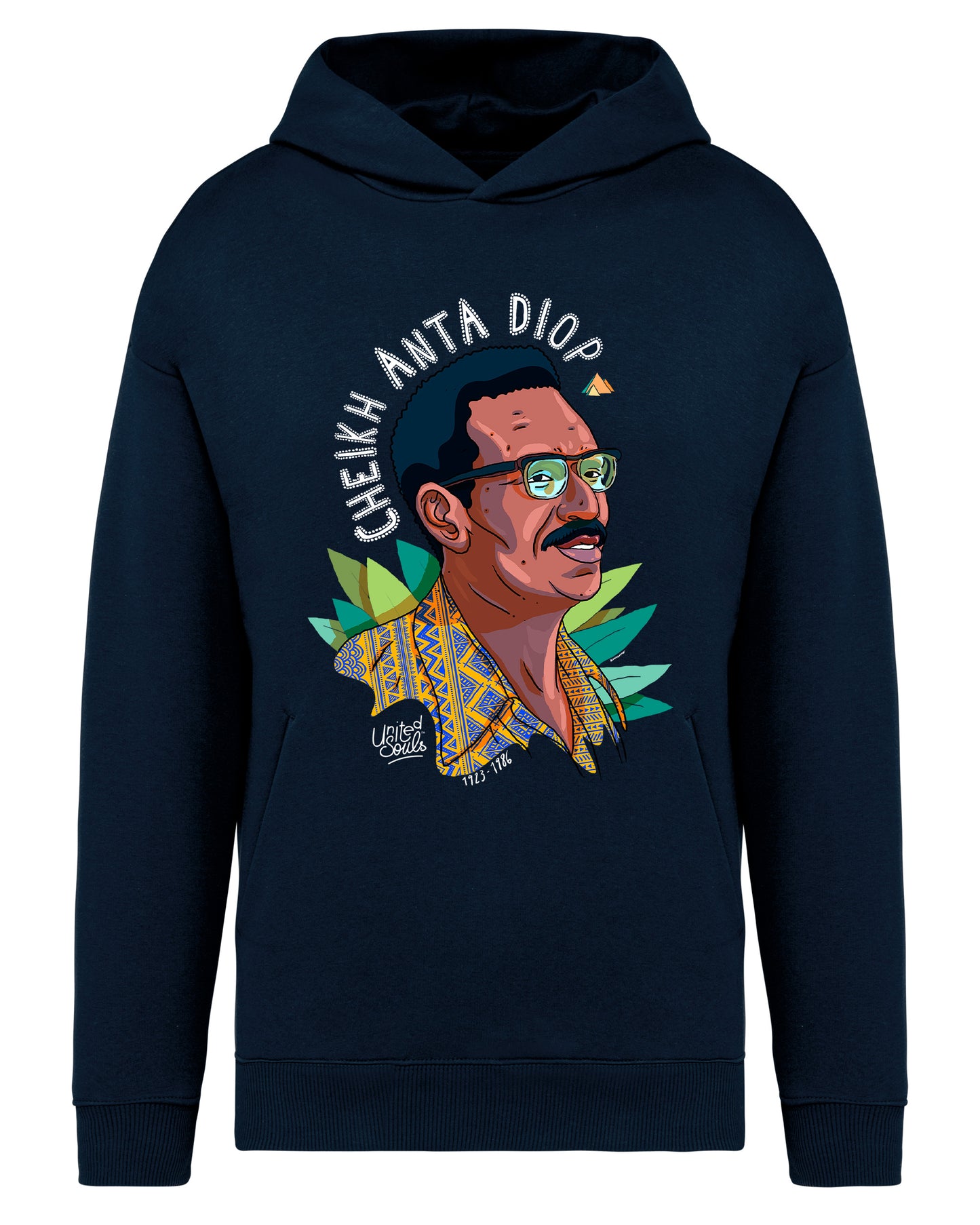Cheikh Anta Diop I Der Unisex-Kapuzenpullover in Übergröße