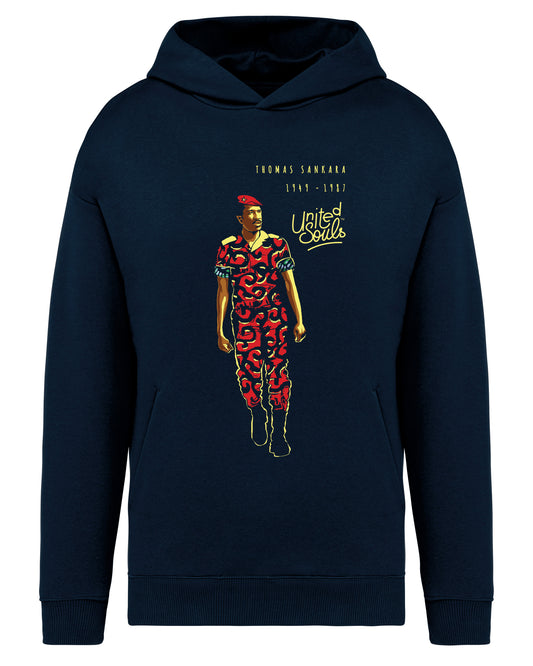 Thomas Sankara I Le sweat-shirt à capuche oversize unisexe