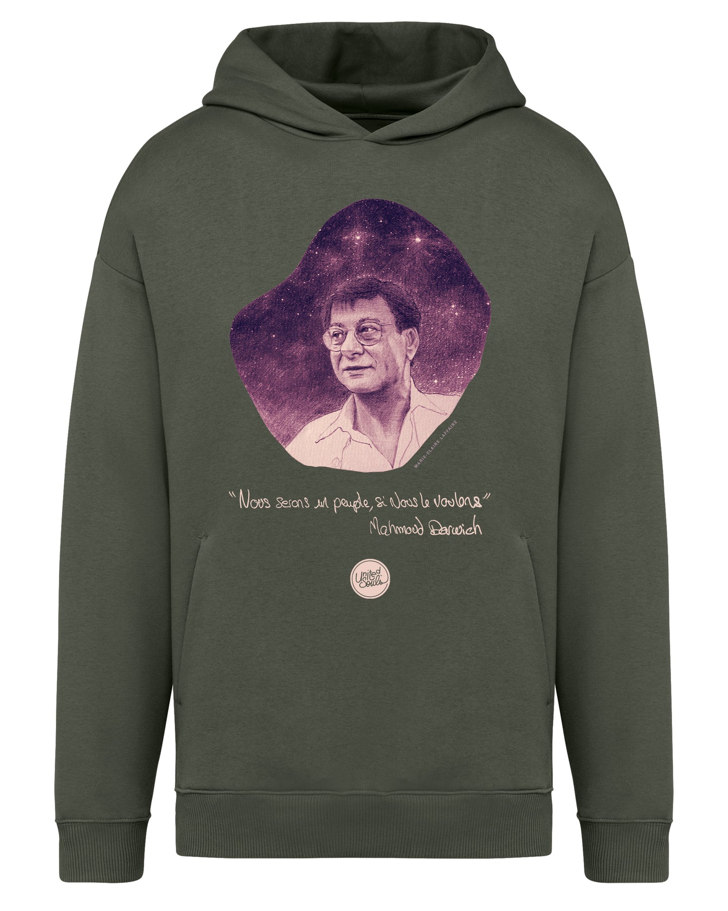 Mahmoud Darwish I Der Unisex Oversized Hoodie