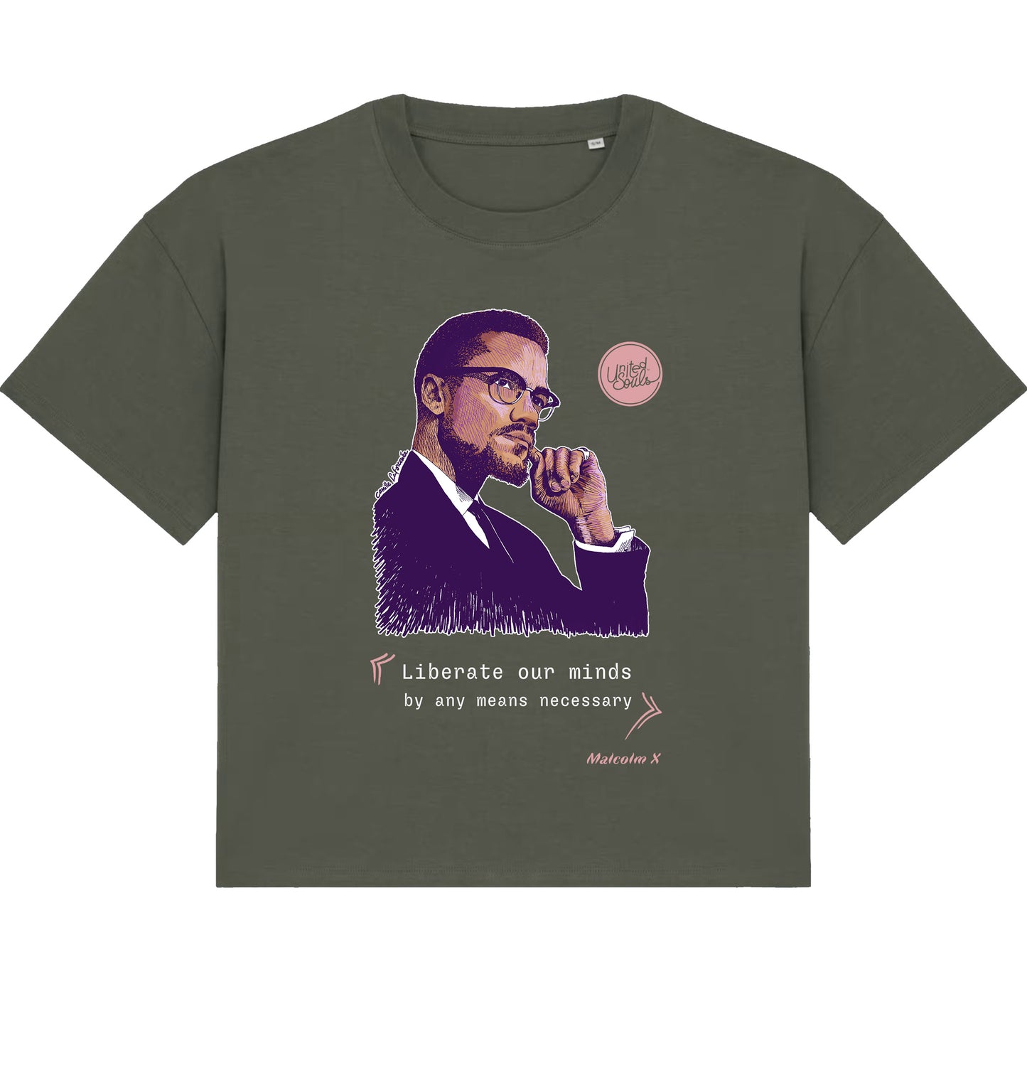 Malcolm X I Le T-shirt oversize Femme
