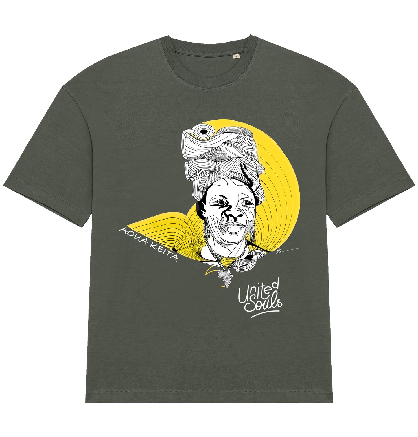 Aoua Keïta I Men's Oversized T-shirt