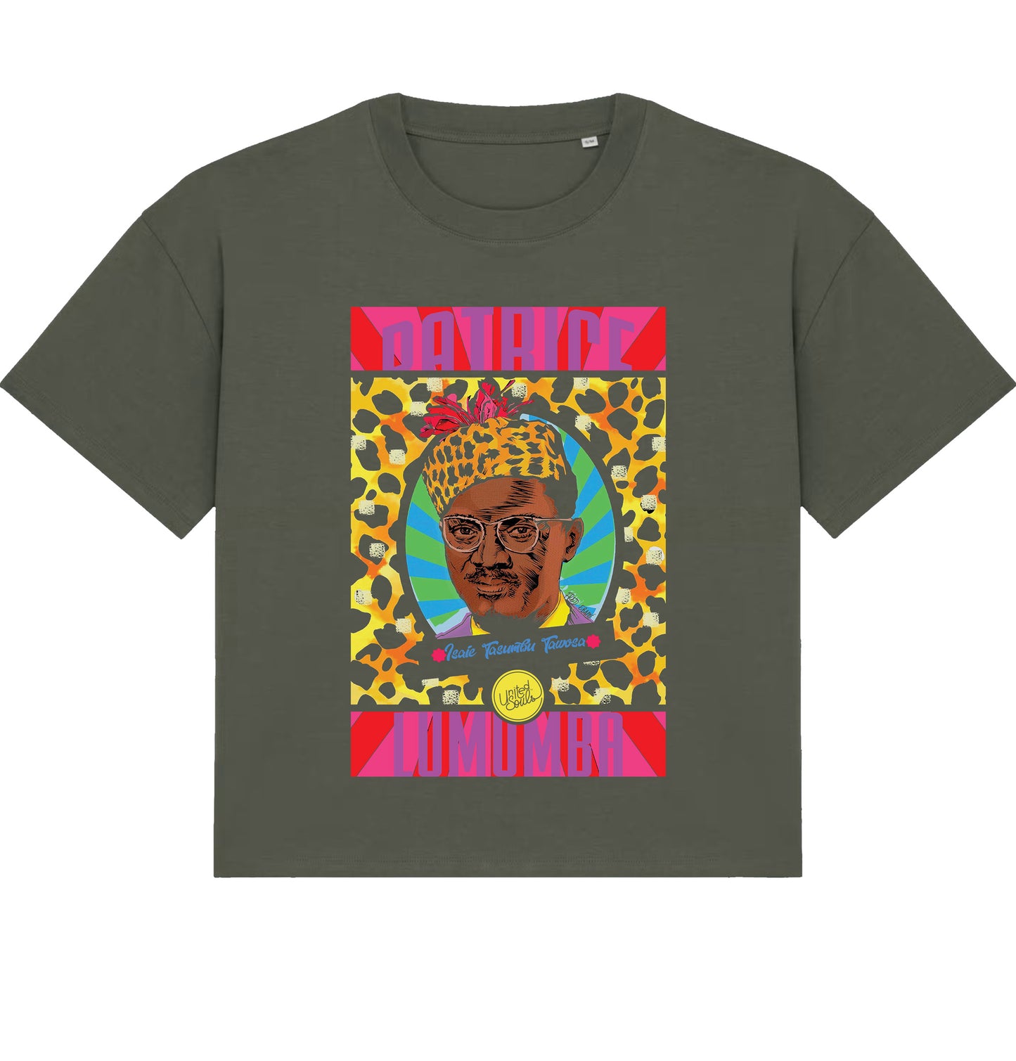 Lumumba Pop Art I The oversized T-shirt for Women