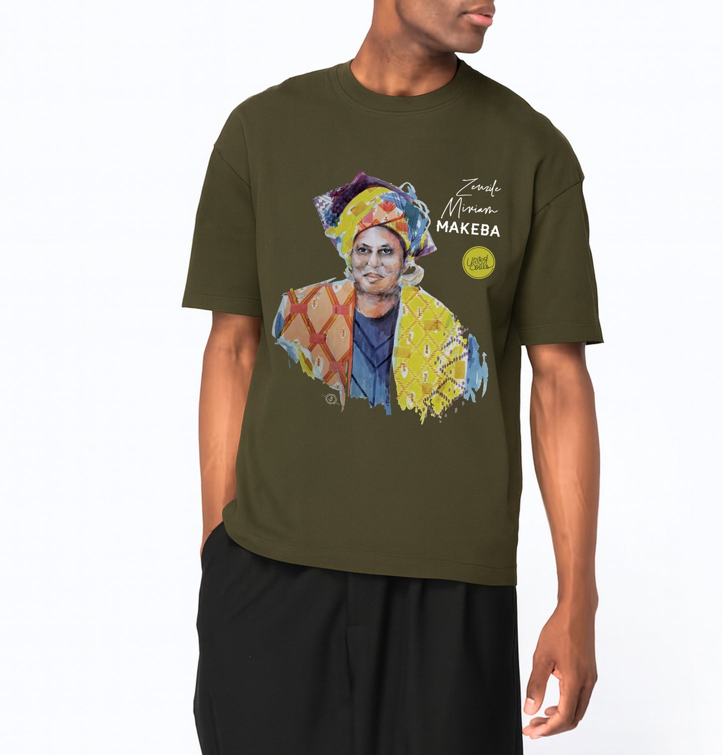 Miriam Makeba I Le T-shirt oversize Homme