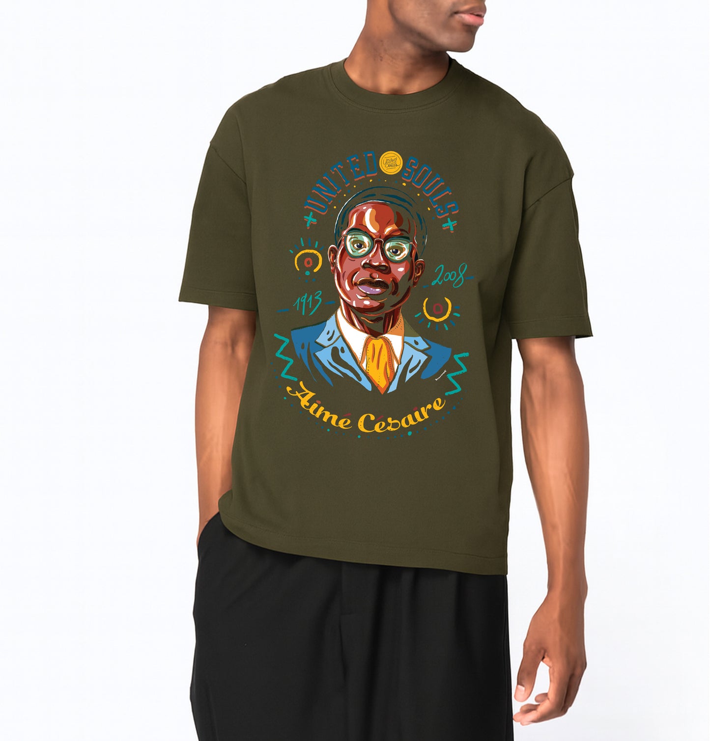 Aimé Césaire I The Men's Oversized T-shirt