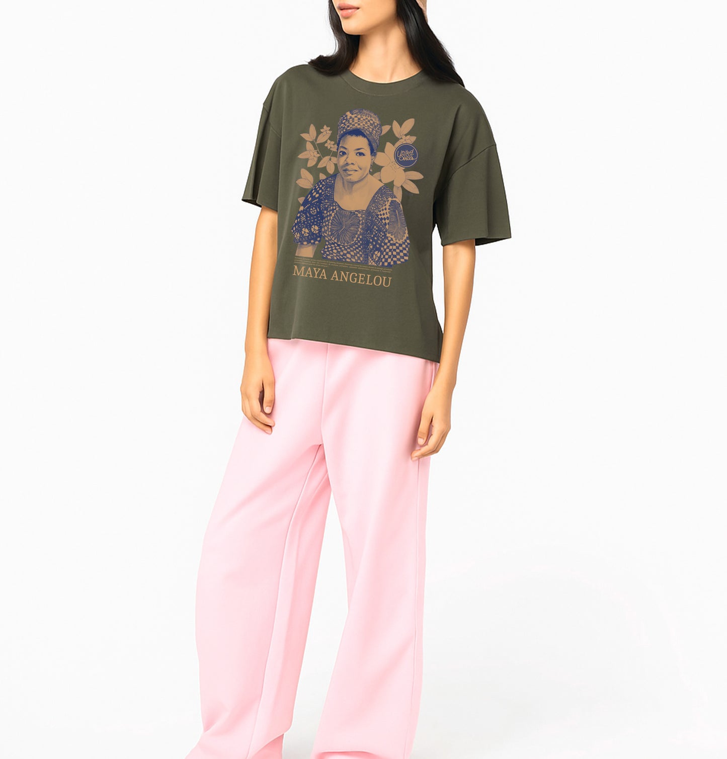 Maya Angelou Color I Le T-shirt oversize Femme