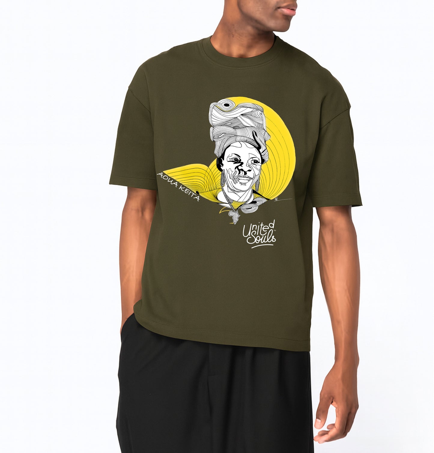 Aoua Keïta I Men's Oversized T-shirt