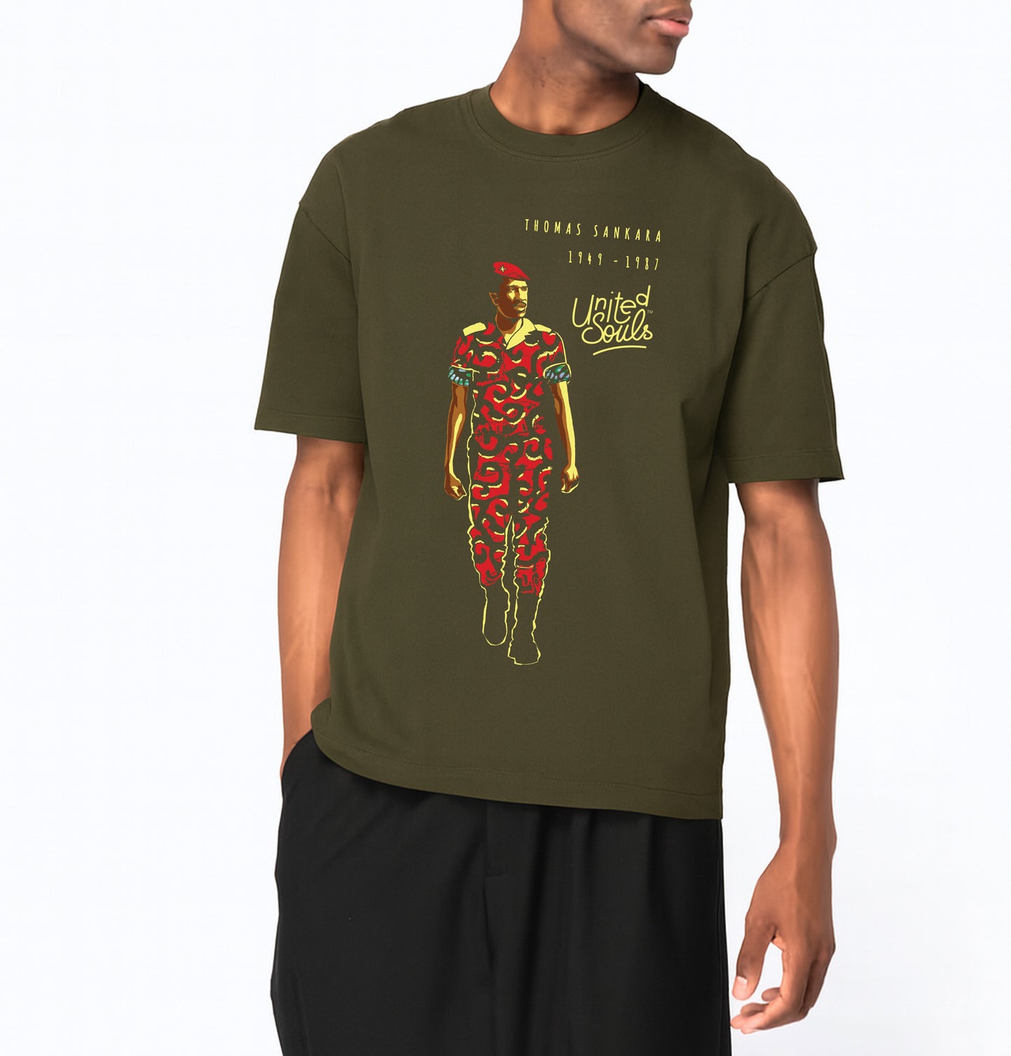 Thomas Sankara I The oversized T-shirt Men
