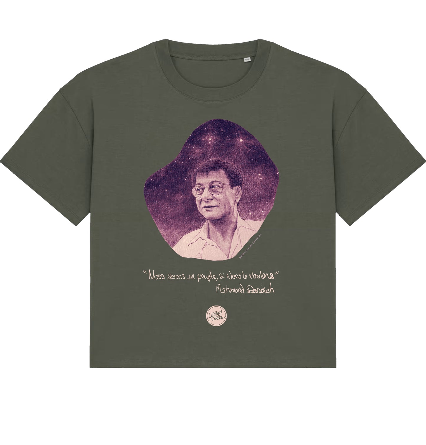 Mahmoud Darwich I Le T-shirt oversize Femme