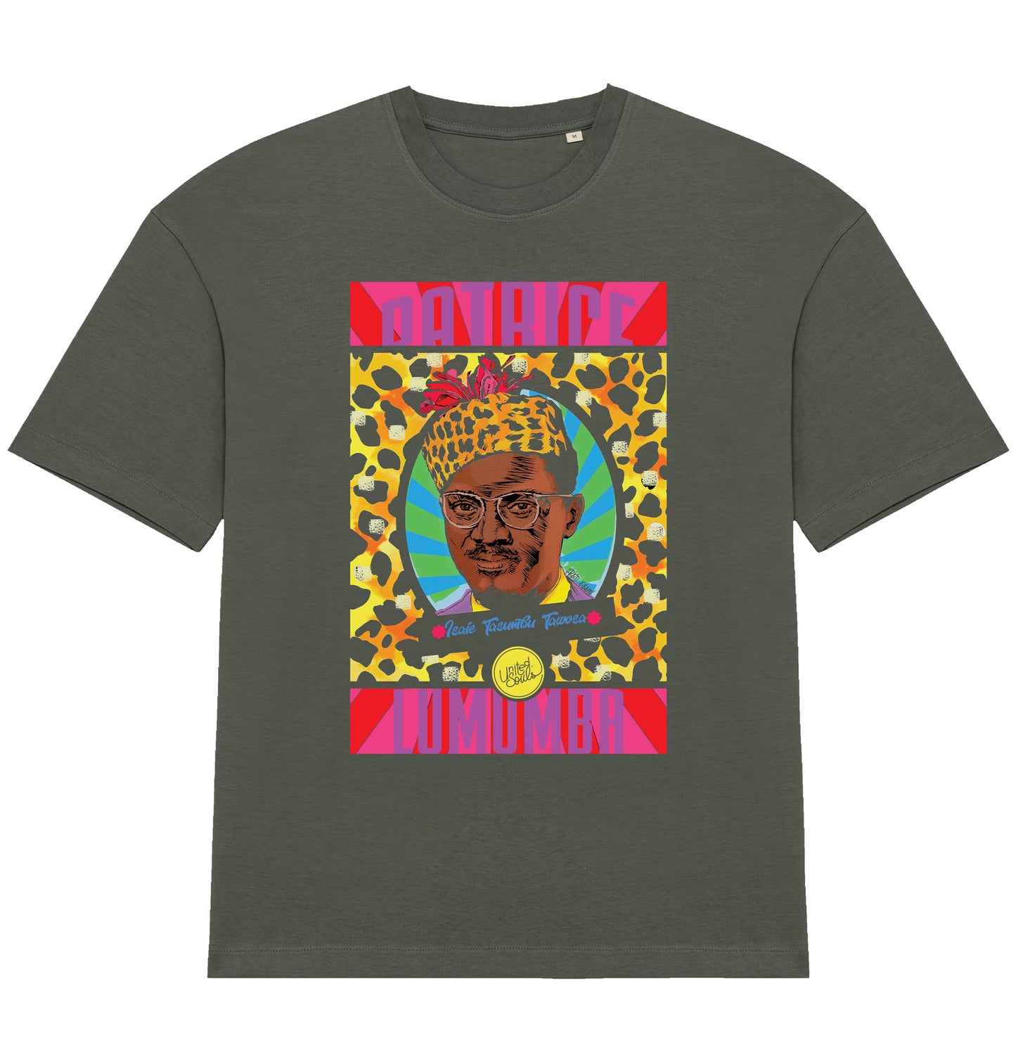Lumumba Pop Art I Le T-shirt oversize Homme