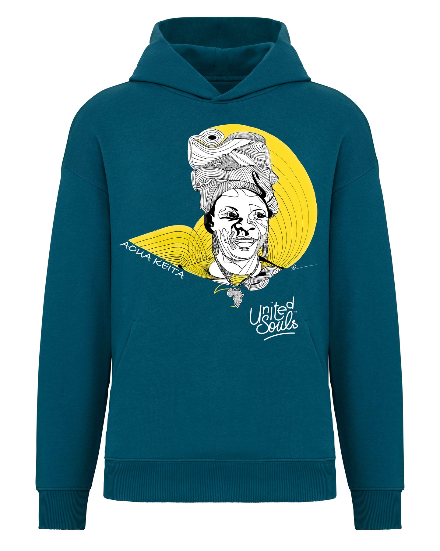 Aoua Keïta I Le sweat-shirt à capuche oversize unisexe