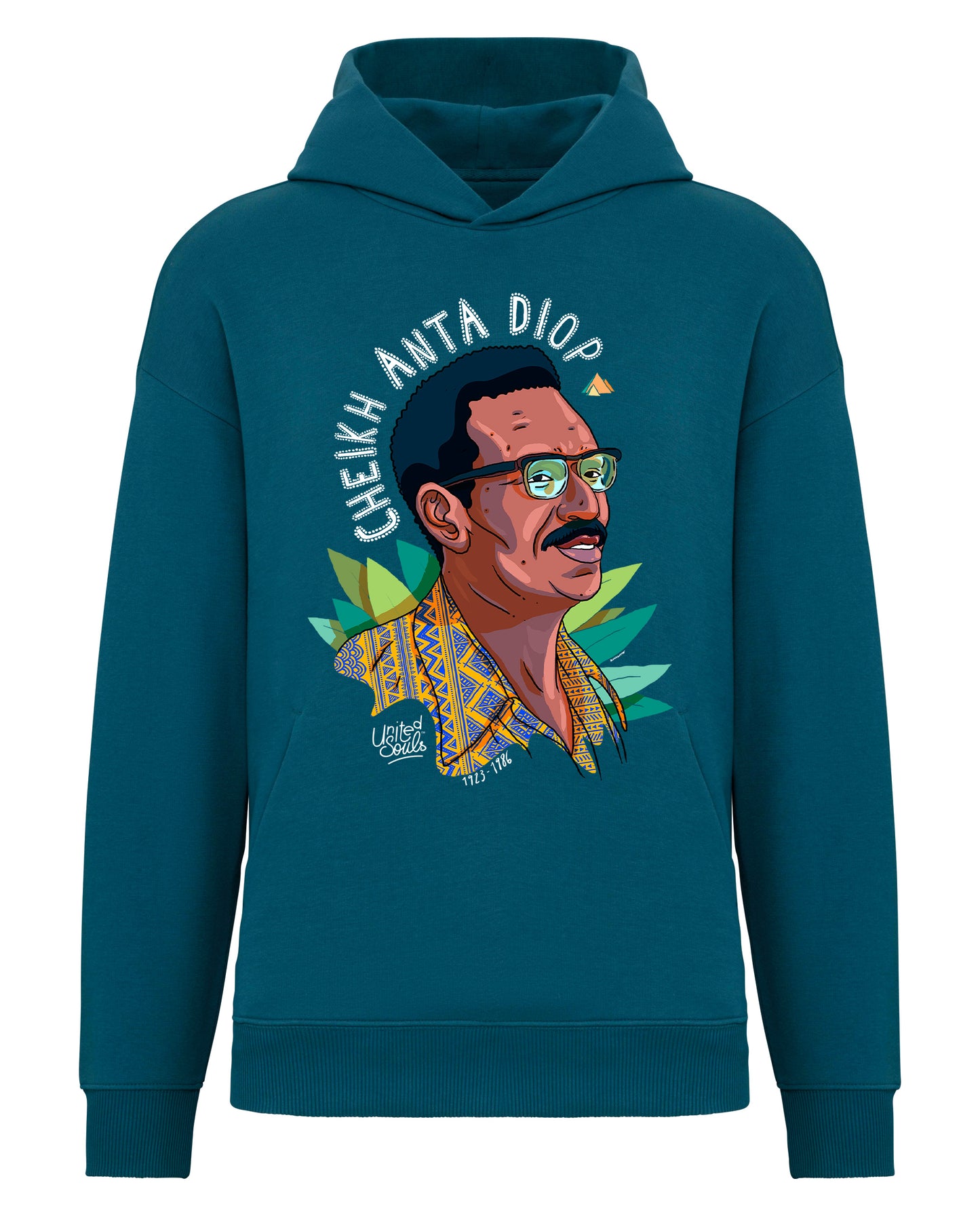 Cheikh Anta Diop I Der Unisex-Kapuzenpullover in Übergröße