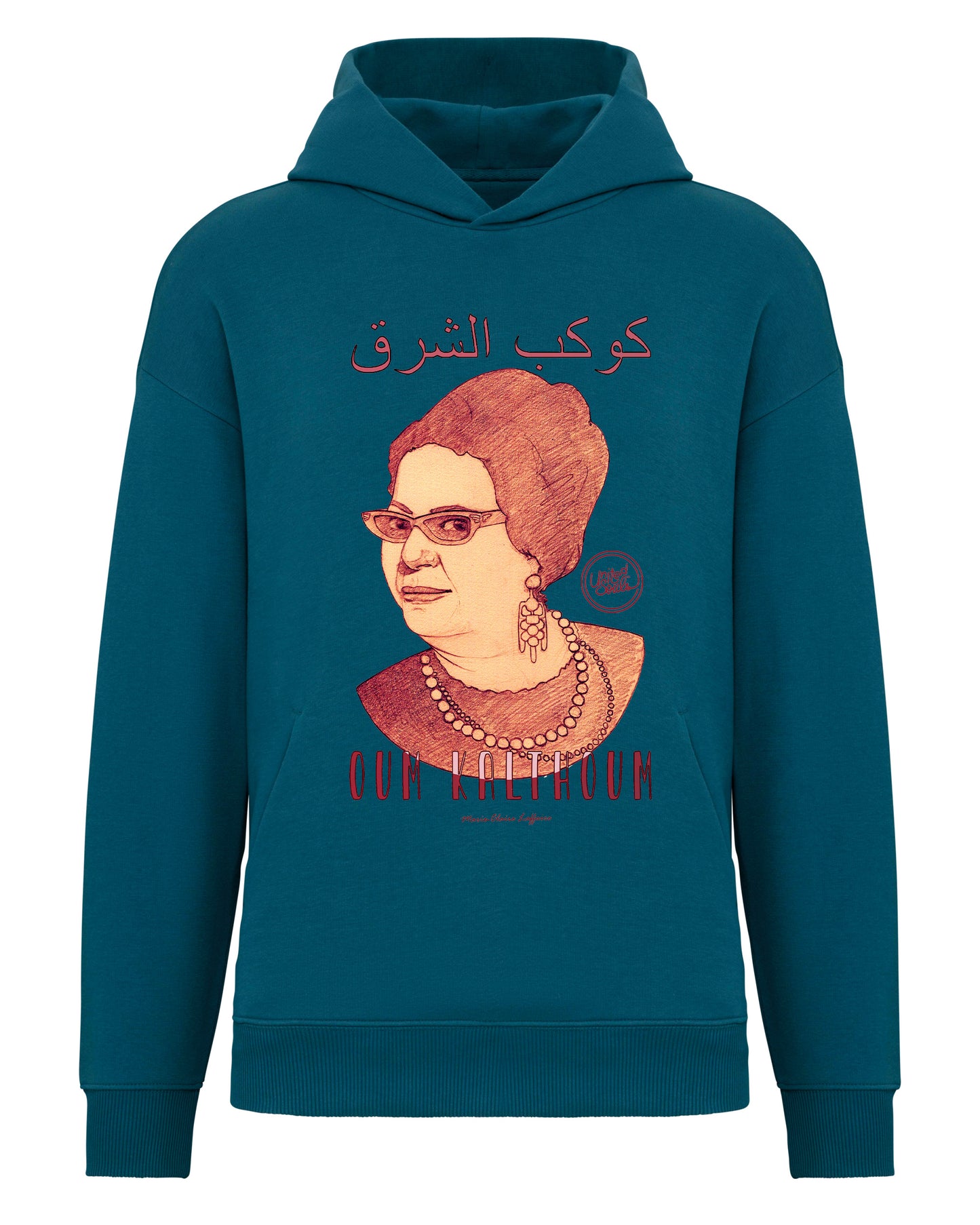 Oum Kalthoum I The unisex oversized hoodie