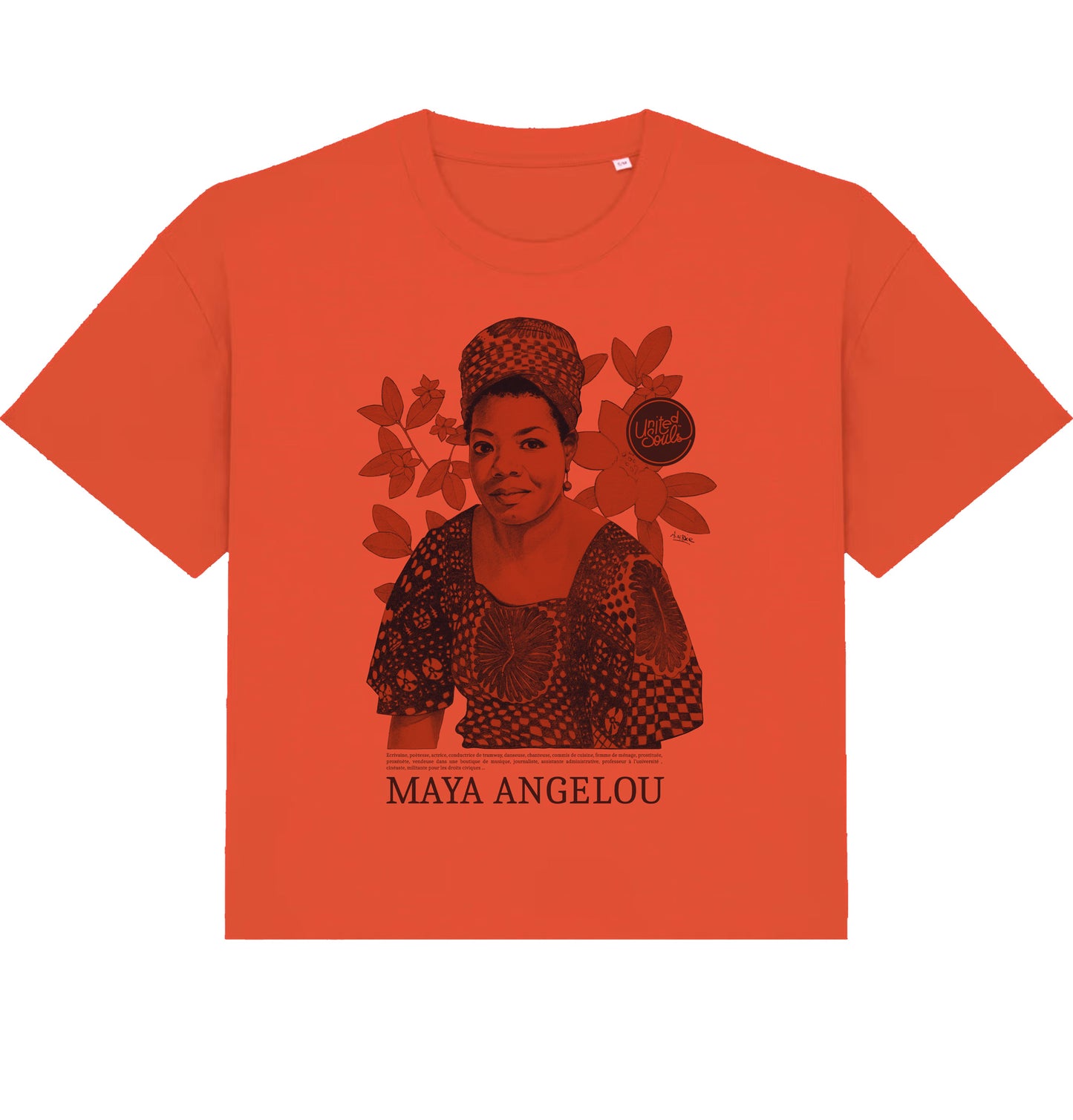 Maya Angelou Color I Le T-shirt oversize Femme