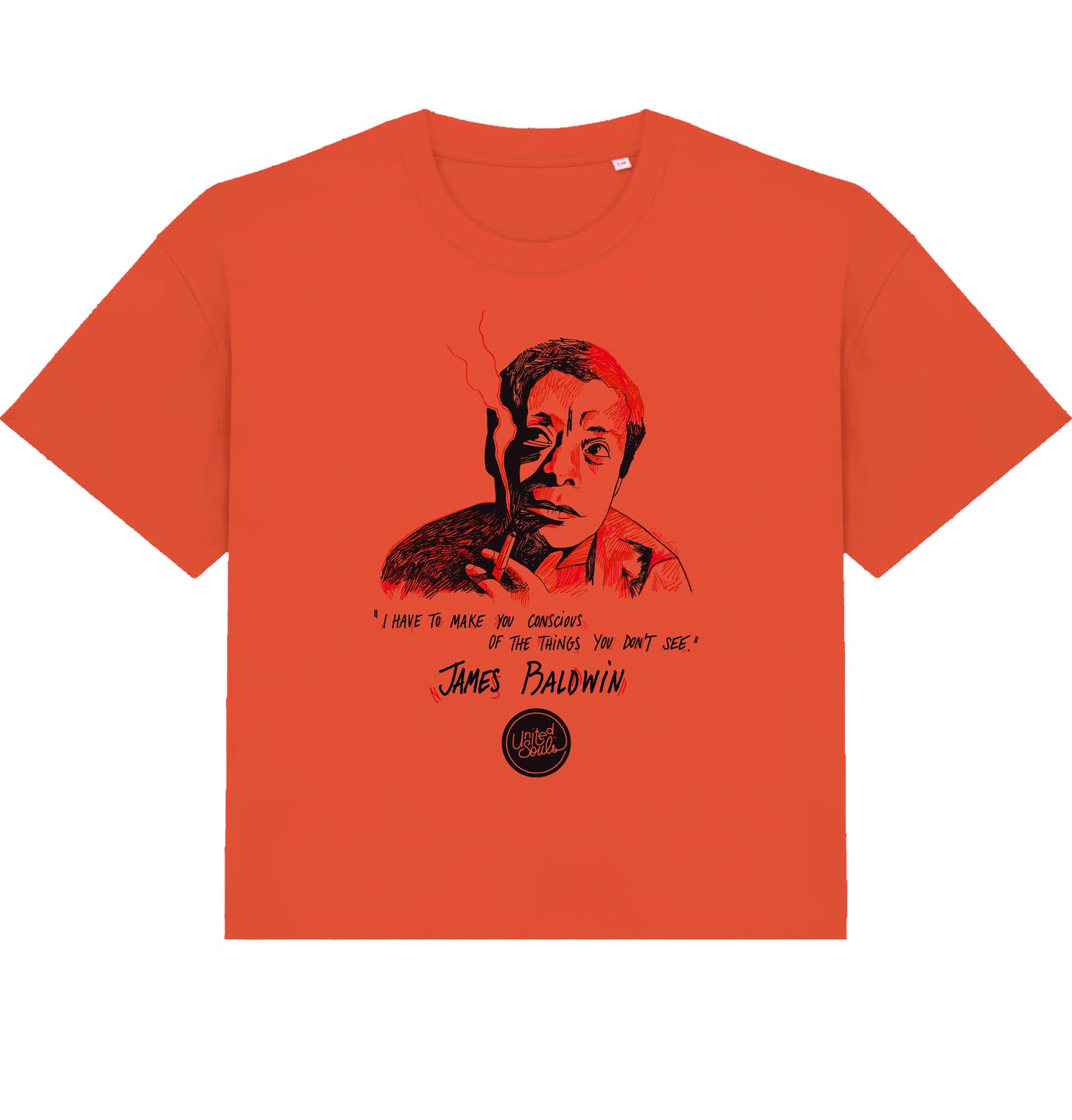 James Baldwin I Le T-shirt oversize Femme