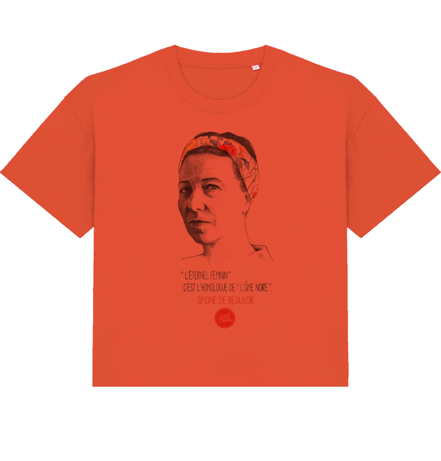 Simone de Beauvoir I Le T-shirt oversize Femme